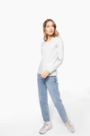 Damen-Langarmshirt mit Rundhalsausschnitt