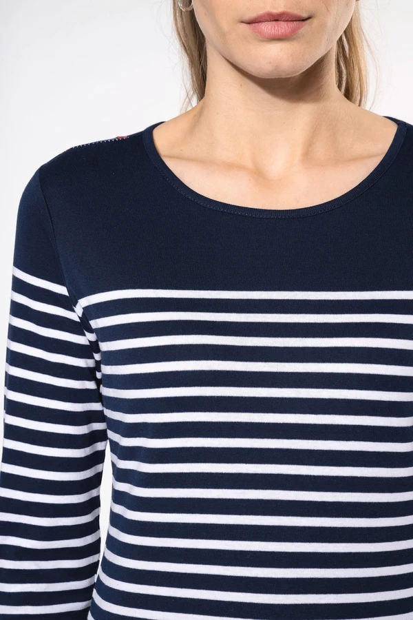 Damen-Marineshirt Langarm