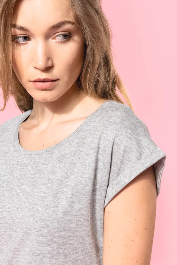 Langes T-Shirtfür Damen