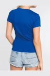 Damen Kurzarm-T-Shirt Rundhalsausschnitt