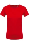 Damen Kurzarm-T-Shirt Rundhalsausschnitt