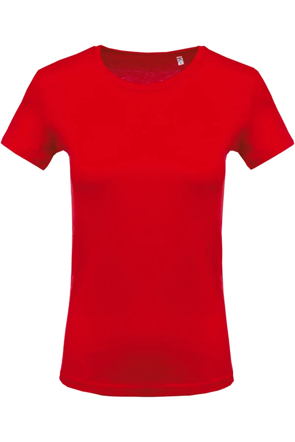 Damen Kurzarm-T-Shirt Rundhalsausschnitt