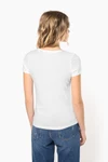 Bio-T-Shirt für Damen mit kurzen Ärmeln und ungesäumtem Halsausschnitt