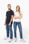 Bio-T-Shirt für Damen mit kurzen Ärmeln und ungesäumtem Halsausschnitt