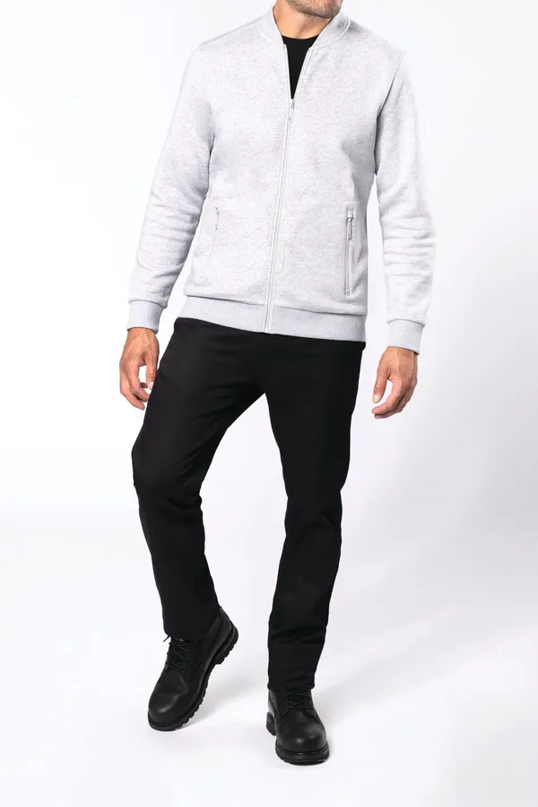 Sweatjacke mit Reißverschluss