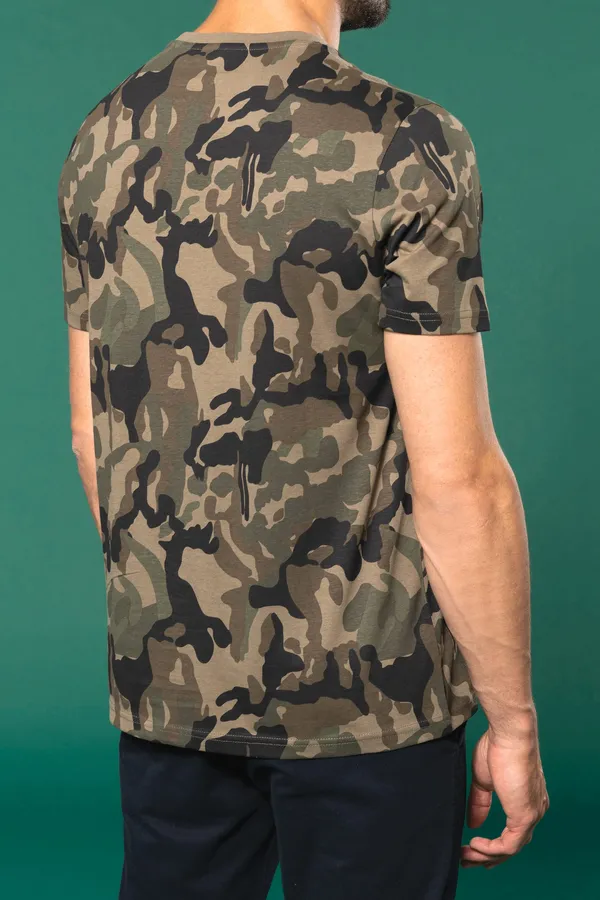 Kurzarm-T-Shirt Camo