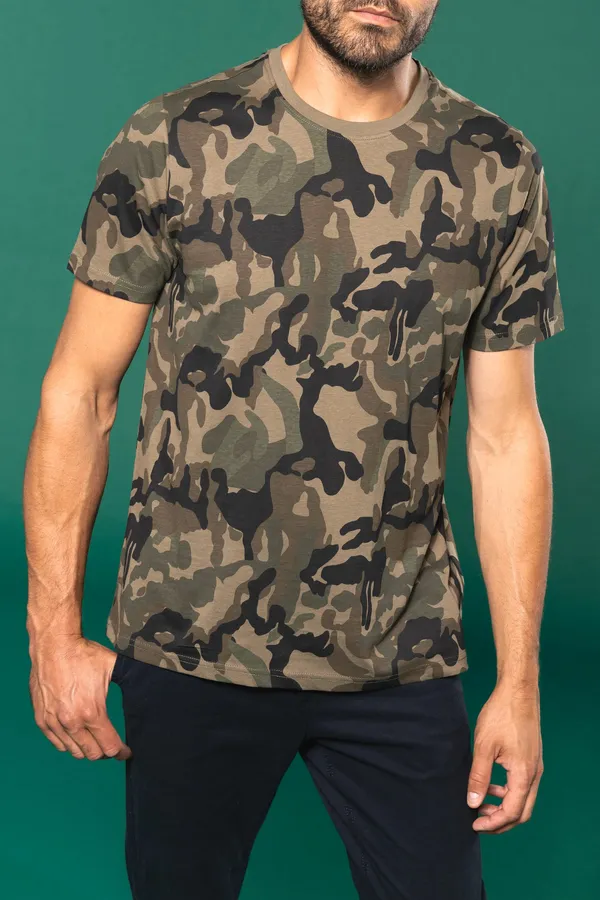 Kurzarm-T-Shirt Camo