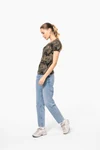 Damen-T-Shirt Camo mit kurzen Ärmeln