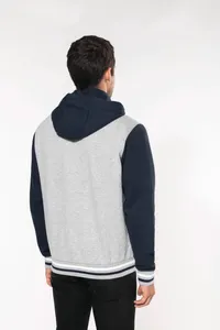 Unisex College Jacke mit Kapuze