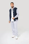 Unisex College Jacke mit Kapuze