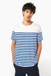 T-Shirt im Marine-Stil mit Rundhalsausschnitt Bio Herren