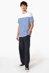 T-Shirt im Marine-Stil mit Rundhalsausschnitt Bio Herren