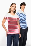 T-Shirt im Marine-Stil mit Rundhalsausschnitt Bio Herren