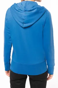 Umweltfreundliches Kapuzensweatshirt mit Reißverschluss Damen