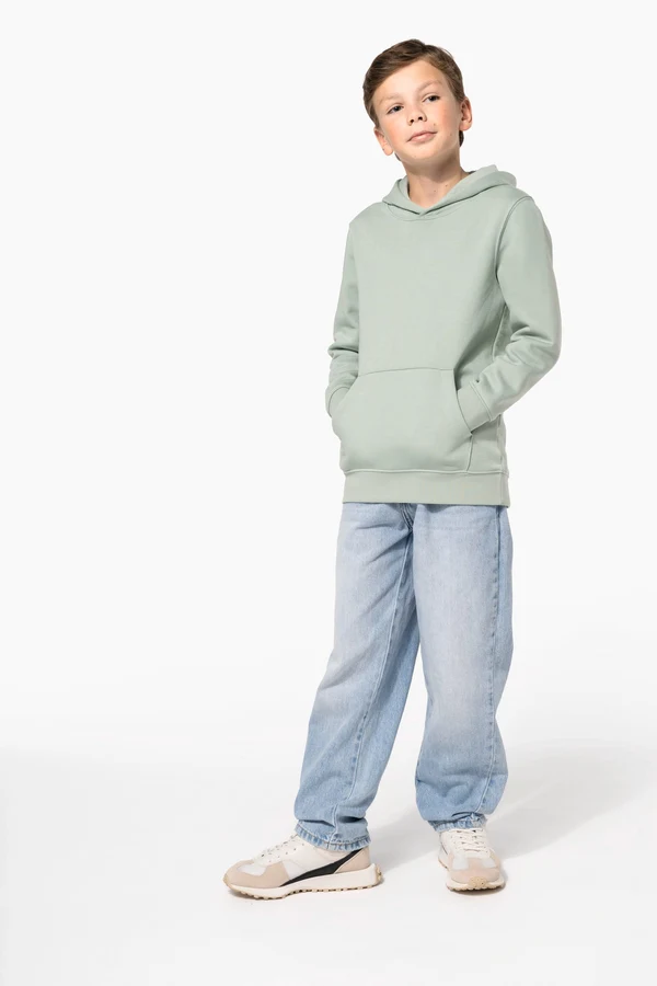 Umweltfreundliches Kapuzensweatshirt für Kinder
