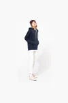 Unisex-Kapuzensweatshirt mit kontrastfarbener Kapuze und Motiven