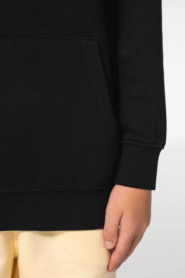 Kapuzensweatshirt mit kontrastfarbener Kapuze und Motiven für Kinder