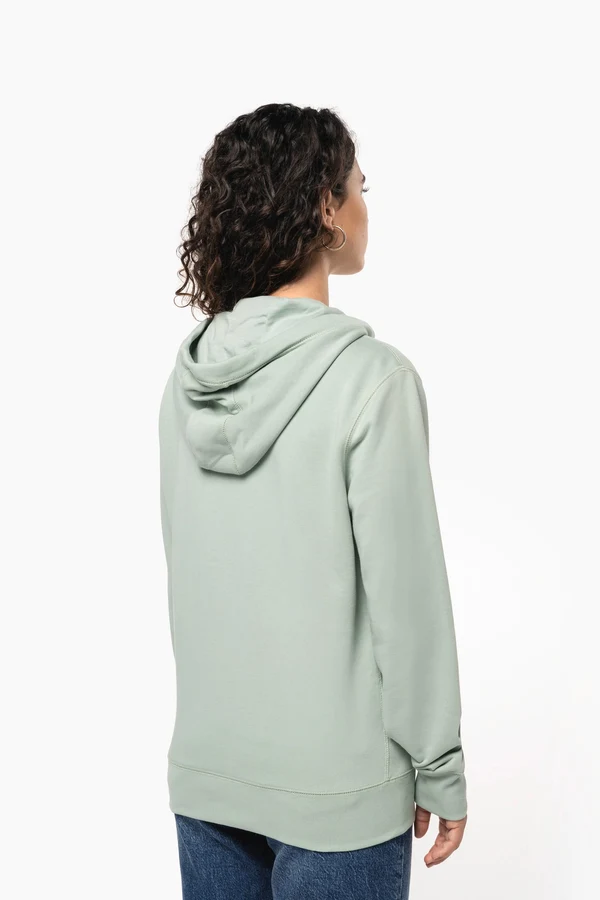 Umweltfreundliches Unisex-Kapuzensweatshirt mit Reißverschluss