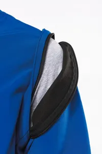 3-lagige Unisex-Softshell-Jacke mit Kapuze und abnehmbaren Ärmeln