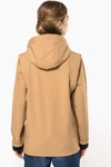 3-lagige Unisex-Softshell-Jacke mit Kapuze und abnehmbaren Ärmeln