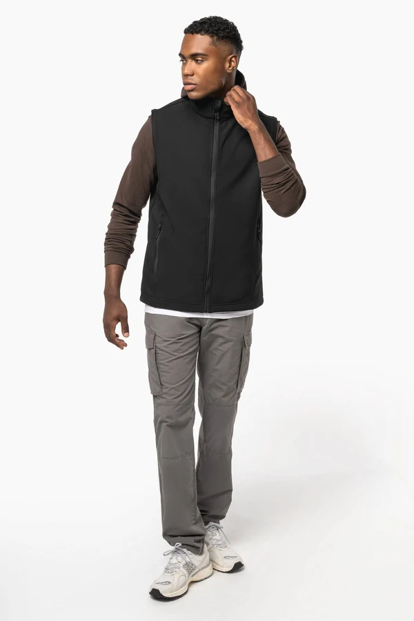 Zweilagiger, umweltfreundlicher Unisex-Softshell-Bodywärmer