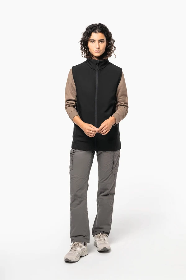 Zweilagiger, umweltfreundlicher Unisex-Softshell-Bodywärmer