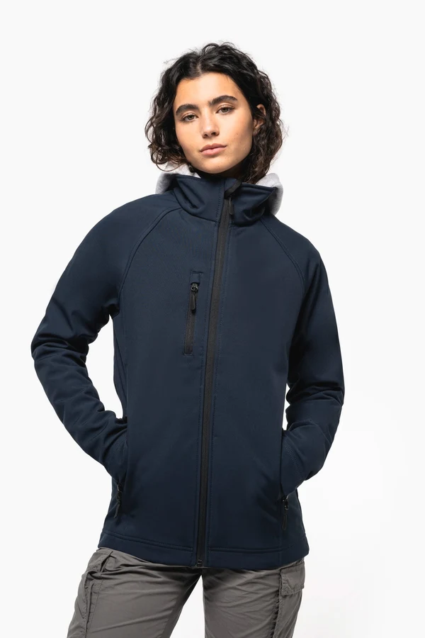 Umweltfreundliche 3-lagige Unisex-Softshell-Jacke