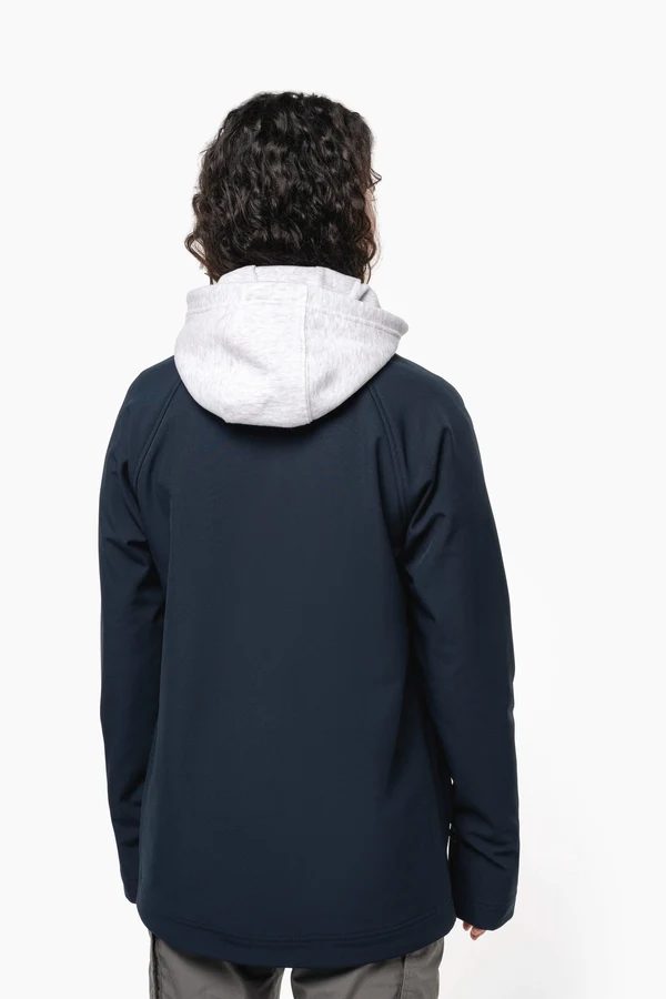 Umweltfreundliche 3-lagige Unisex-Softshell-Jacke