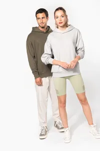 Kapuzensweatshirt aus Molton, Oversize, Unisex