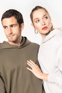 Kapuzensweatshirt aus Molton, Oversize, Unisex
