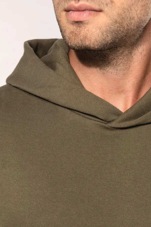 Kapuzensweatshirt aus Molton, Oversize, Unisex