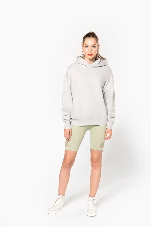 Kapuzensweatshirt aus Molton, Oversize, Unisex