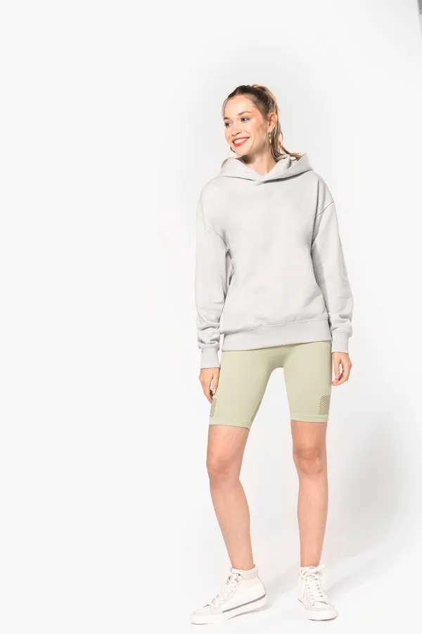 Kapuzensweatshirt aus Molton, Oversize, Unisex