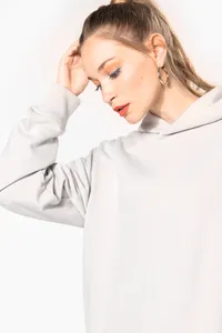 Kapuzensweatshirt aus Molton, Oversize, Unisex