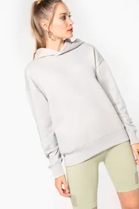 Kapuzensweatshirt aus Molton, Oversize, Unisex