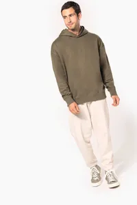 Kapuzensweatshirt aus Molton, Oversize, Unisex