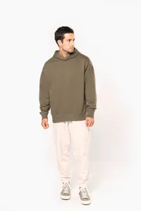 Kapuzensweatshirt aus Molton, Oversize, Unisex