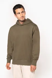 Kapuzensweatshirt aus Molton, Oversize, Unisex