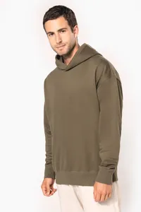 Kapuzensweatshirt aus Molton, Oversize, Unisex