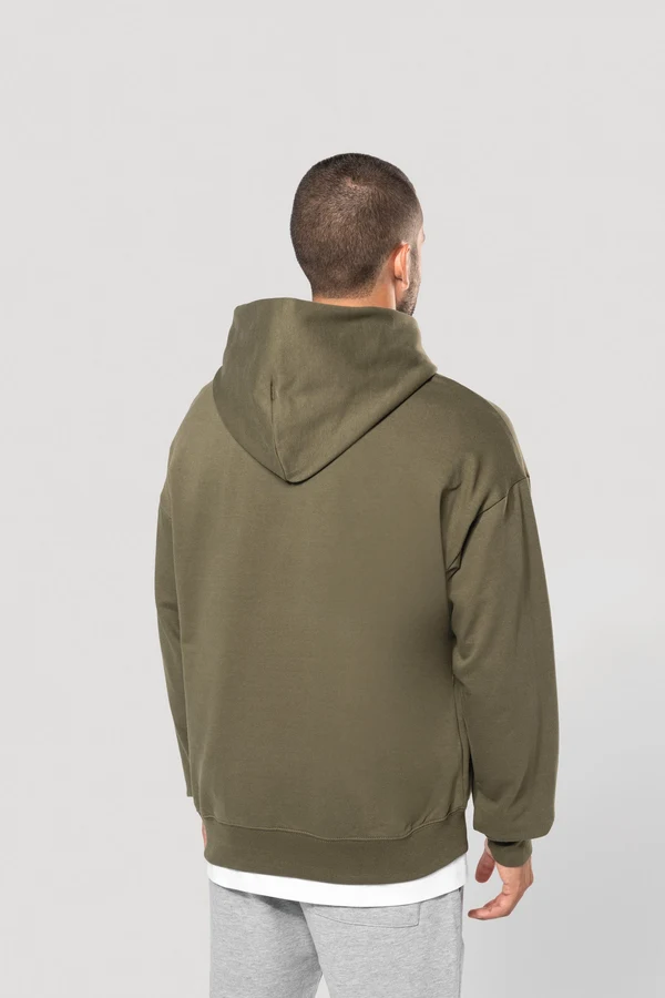 Kapuzensweatshirt aus Molton, Oversize, Unisex