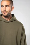 Kapuzensweatshirt aus Molton, Oversize, Unisex