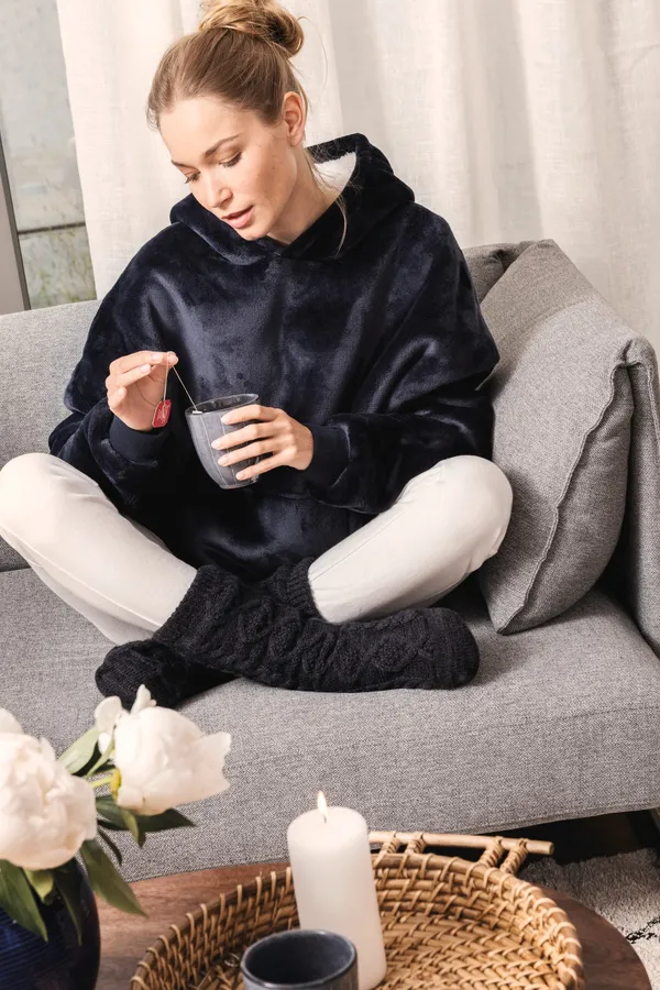 Poncho-Decke