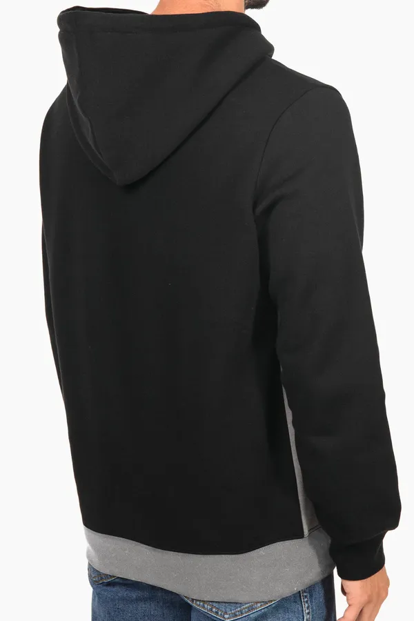 Dreifarbiges Kapuzensweatshirt, Unisex