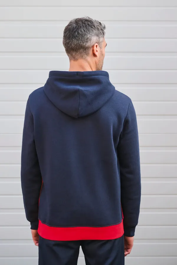 Dreifarbiges Kapuzensweatshirt, Unisex