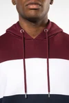 Dreifarbiges Kapuzensweatshirt, Unisex