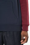Dreifarbiges Kapuzensweatshirt, Unisex