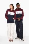 Dreifarbiges Kapuzensweatshirt, Unisex
