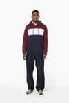 Dreifarbiges Kapuzensweatshirt, Unisex