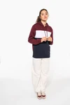 Dreifarbiges Kapuzensweatshirt, Unisex
