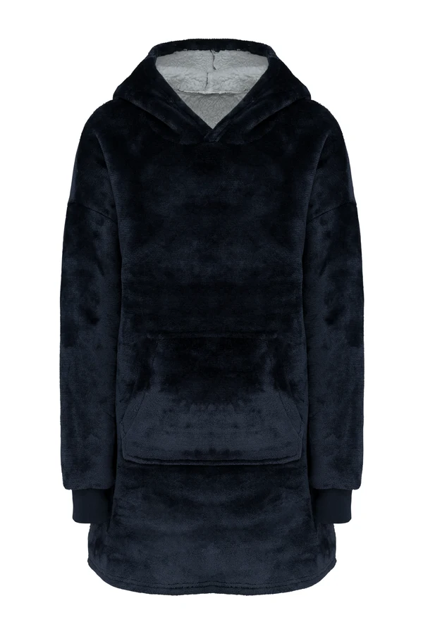 Poncho-Decke, Kinder Night Navy